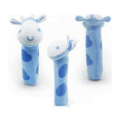 Developmental Animal Soft Stuffed Infant Baby Plush Toys Rattles Kids Cow