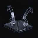 1pc clear plastic wrist watch display rack holder sale show case stand tools JR