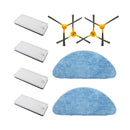 Side Brushes Filter Rag Kit For  X500 Vacuum Cleaner