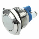 Normally Open N.O. NO N/O 16mm Metal Round Momentary Pushbutton Switch 2A 3 N7J6