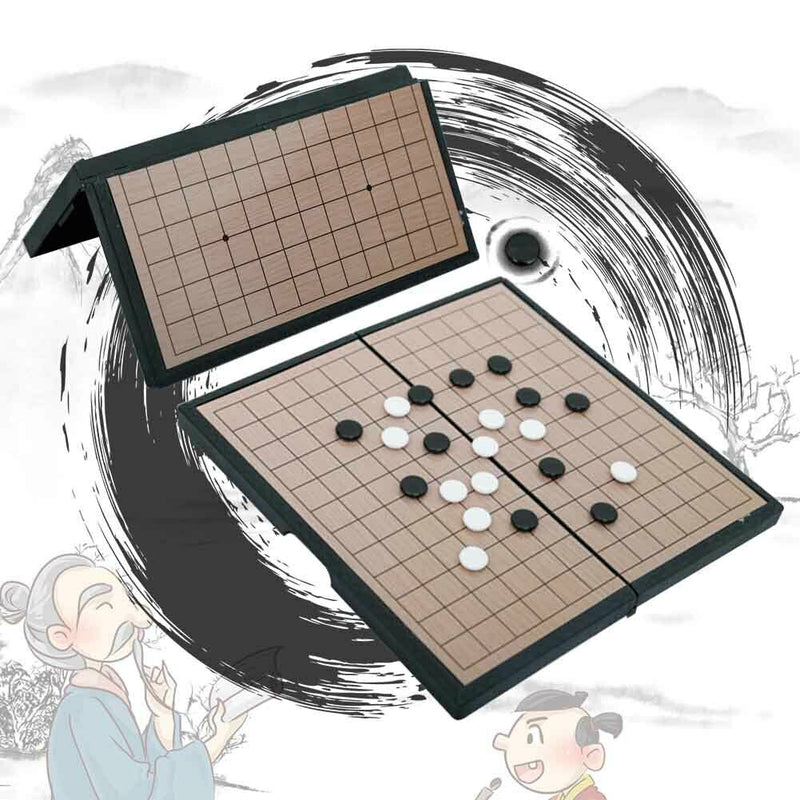 Folding Portable Durable Magnetic Gomoku Parent Child Toys Go Board Game Student