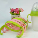 5Pcs Baby Soft Anti-slip Bottle Handle Grip Feeding Bottle Holder For Comotomo