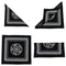 49x49cm Velvet Tarot Tablecloth Pentacle Board Game Divination Tarot TableclotOZ