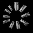 500x French Girls French False Nails Tips Full Cover for Salon Nail Design