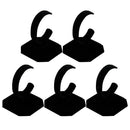 5pcs Black Velvet Watch Display Holder Stand C Type Wristwatch