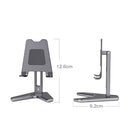 Anti Slip Aluminum Alloy Support Cell Phone Stand For Desk Lazy Tablet Holder