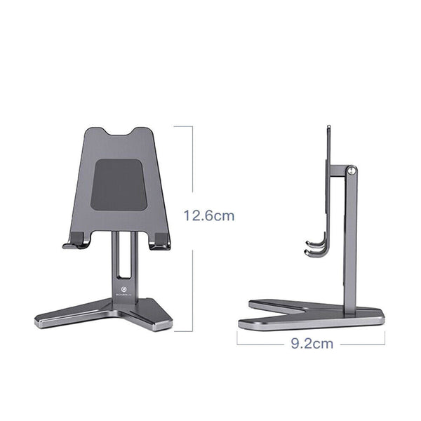 Anti Slip Aluminum Alloy Support Cell Phone Stand For Desk Lazy Tablet Holder