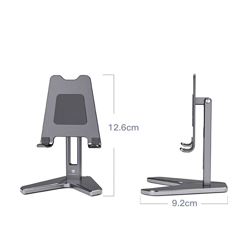 Anti Slip Aluminum Alloy Support Cell Phone Stand For Desk Lazy Tablet Holder