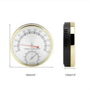 Stainless Steel Thermometer Hygrometer for Sauna Room Temperature Humidity KEO