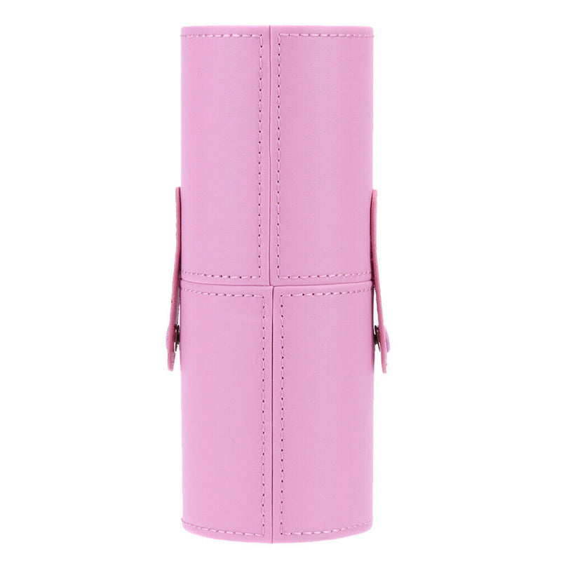 Travel Leather Cosmetic Brush Pen Holder Storage Makeup Empty Holder   A