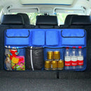 Car Trunk Organizer Adjustable Backseat Storage Bag Net High Capacity Multi