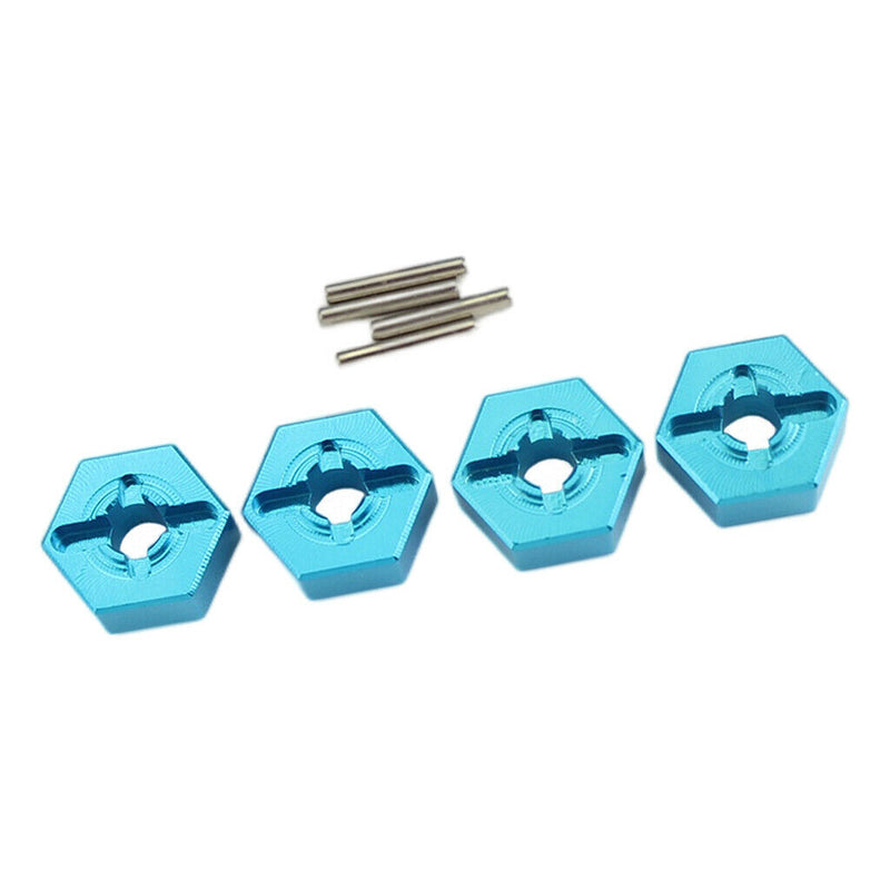 4pcs 1/14 12mm Durable Metal Wheel Hex Nuts with Pins for RC Car 1/14 WLtoys