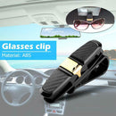 Car Sun Visor Sunglasses Dual Clip Eyeglasses Card Ticket Fastener Clamp Holder