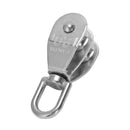 20mm od. Stainless Steel Metal Dual Pulley Wire Rope Block Rope Pulley Bloc