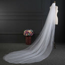 Elegant Wedding Accessories 3 Meters 2 Layer Wedding Veil Simple Bridal Vei H5I7