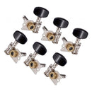 6 Pieces Black Guitar Machine Heads Mechanical Tuning Pegs For Acoustic Guitar