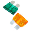 100Pcs Auto Car Vehicle Blade Fuse Set 3/5/7.5/10/15/20/25/30/35A/40A Amp Kits