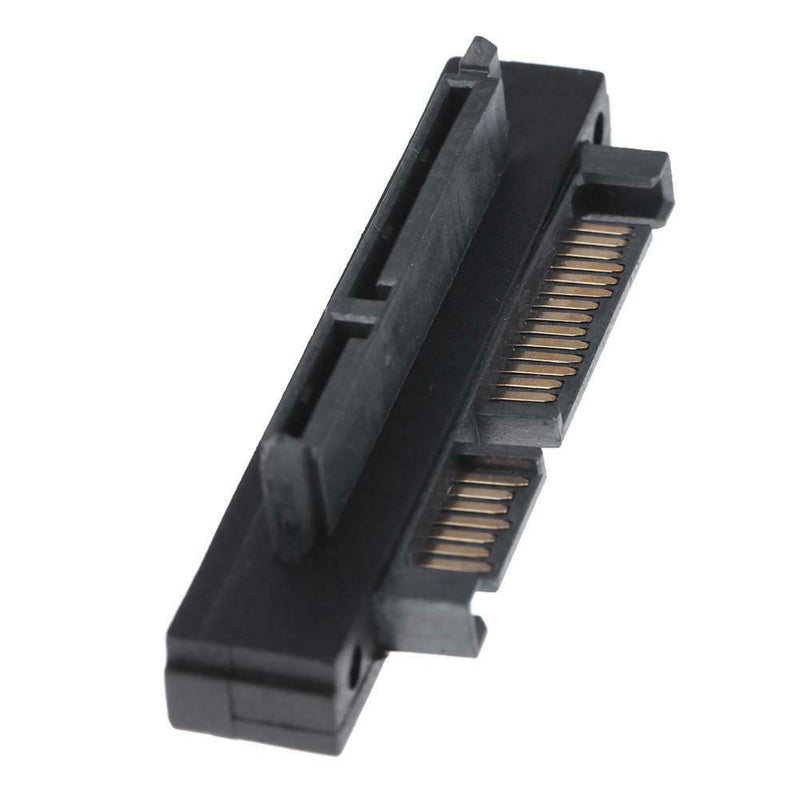 90 Degree 22Pin SATA Male to Female Port Adapter for SATA HDD SSD(Right)