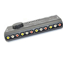 4 Way Input 1 Out AV S-Video Audio AV Signal Switcher TV Game Splitter