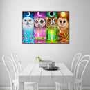 5D Diamond Painting DIY Four Birds Embroidery Cross Stitch Mosaic Kit Decor