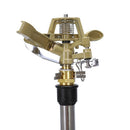 Stainless Steel Ground Insert + Zinc Sprink Water Watering Sprinkler Spraye