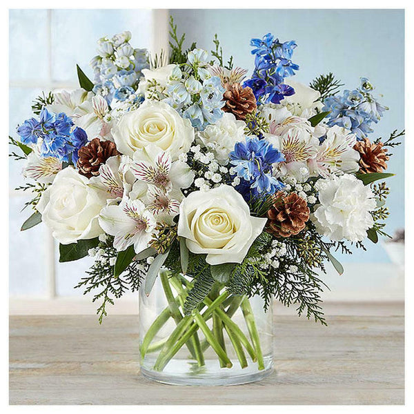 5D DIY Full Drill Diamond Painting Cross Stitch Embroidery Kit (Vase-k508)