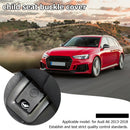 ABS+PC Car Rear Seat ISOFIX Slot Trim Cover for Audi A6 2013-2018 (Black)