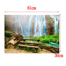 Aquarium Background Forest Poster Fish Tank Wallpaper Ornament 61x30cm