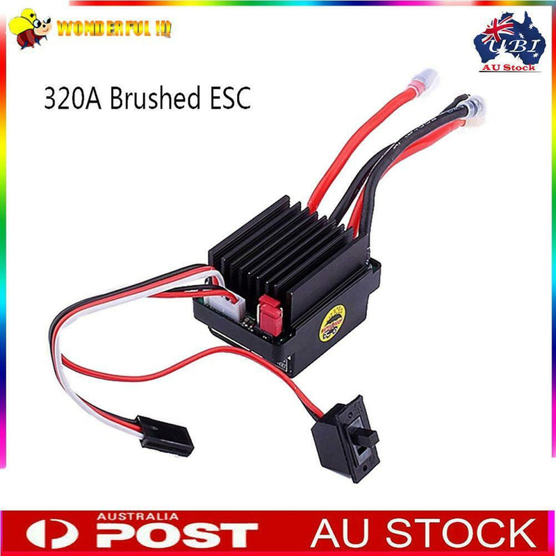 320A 6-12V Brushed ESC Electronic Speed Controller BEC for RC Car Boat AU