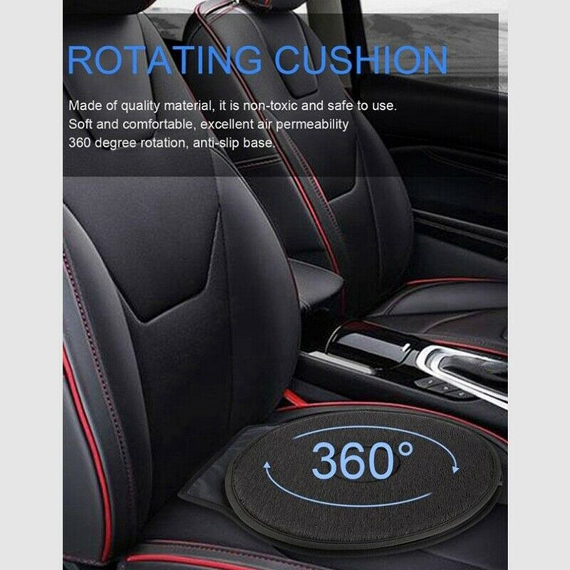 Car Seat Rotating Cushion, Cushion Coffee Car Seat Foam Mobility Aid Chair  O6D7