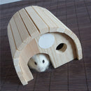 Small Wooden Hamster House Single-layer Hamster Cage Home Villa