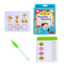 Number &Math Flashcards Preschool Education w/Wipe-clean Pen for Parents