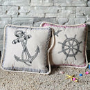 Nautical Decor Cushion Soft PP Cotton Stuffed Cushion Pillow Home - Helm 2