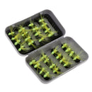 32pcs/box Hand-tied Fly Fishing Flies Sinking Wet Flies for Bass Salmon Carp