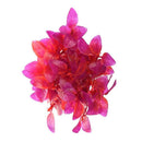 Plastic Aquarium Red Purple Plants Fish Tank Decoration Y6I4