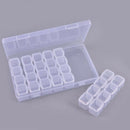 1PCS 28Plastic Storage Box With Independent Cover Separate Case Detachable 3 Gw