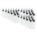 60 Empty Squeeze Bottle Applicator Dressings Oil Condiments Dispenser Art Crafts