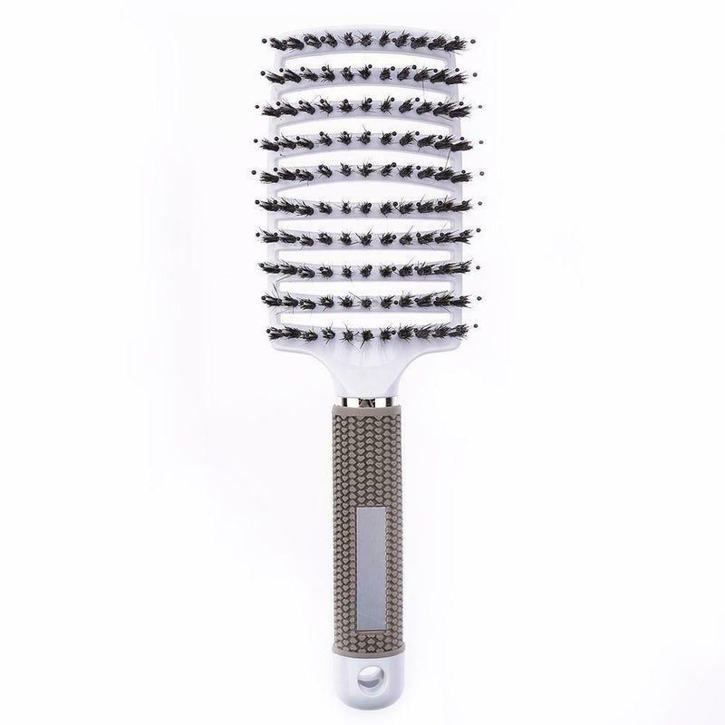 Hair Scalp Massage Comb Anti-Static Straight Curly Hair Styling Brush(White