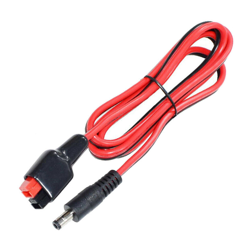 5.5mm x 2.1mm DC Male Power Plug 1M 15A for Portable Generator 14AWG Wire