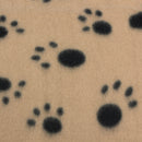 Soft Cozy Paw Prints Handcrafted Pet Fleece Blanket Brand New