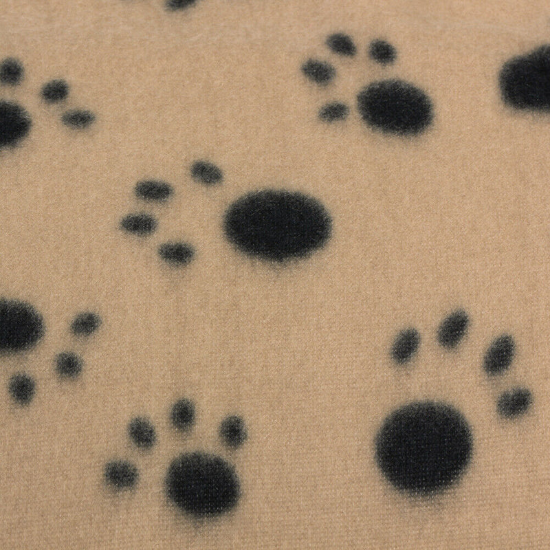 Soft Cozy Paw Prints Handcrafted Pet Fleece Blanket Brand New