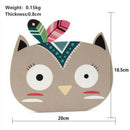 Ins Nordic Style Kids Decoration Wooden Decor Animal Head Wall Decoration C D3V4