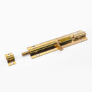 2x 4-Inch Copper Latch Brass Door Slide Catch Lock Bolt Latch Barrel Home Gate