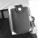 8oz Stainless Steel Whiskey Wine Flagon Alcohol Hip Flask with Leather Case