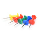 80 Pcs Coloured Push Pin Drawing Map Pins Notice Office School Sup FT