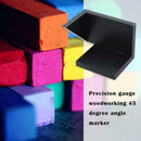 45 Degree Angle Round Center Line Drawing Tool Angle Ruler Scriber Gauge