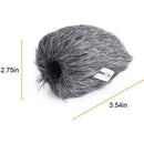 Comica CVM-MF3 Outdoor Microphone Furry Windscreen Muff Professional Wind C