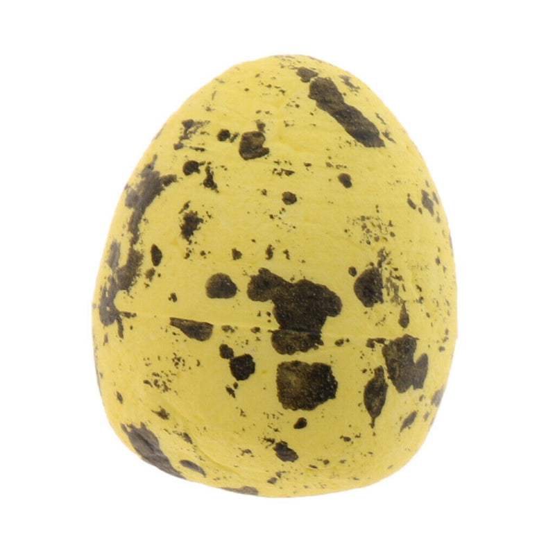 20 Pieces Artificial Speckled Bird Eggs DIY Micro-landscape Home Decoration