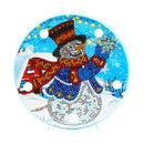 DIY LED Special Shaped Diamond Painting Snowman Embroidery Night Lights