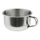 Stainless Steel Shaving Mug Bowl Cup With Handle for Men Barber Shave Brushes
